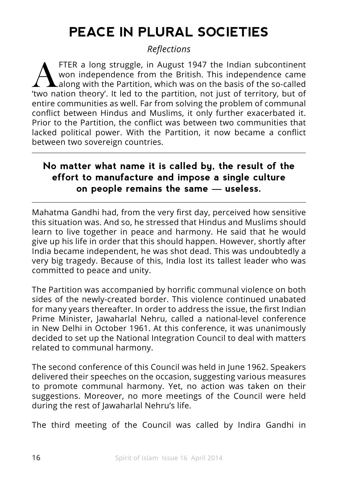 The printed page