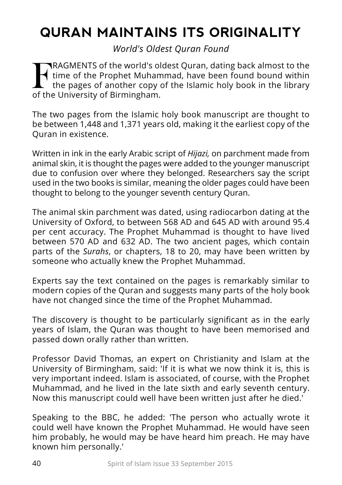 The printed page