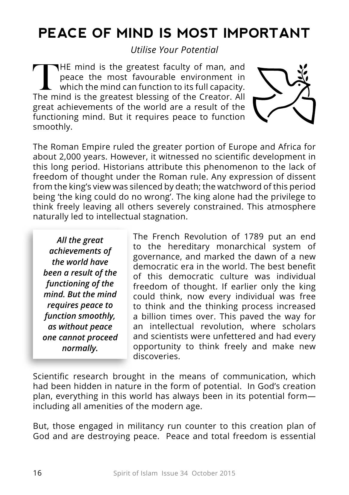 The printed page