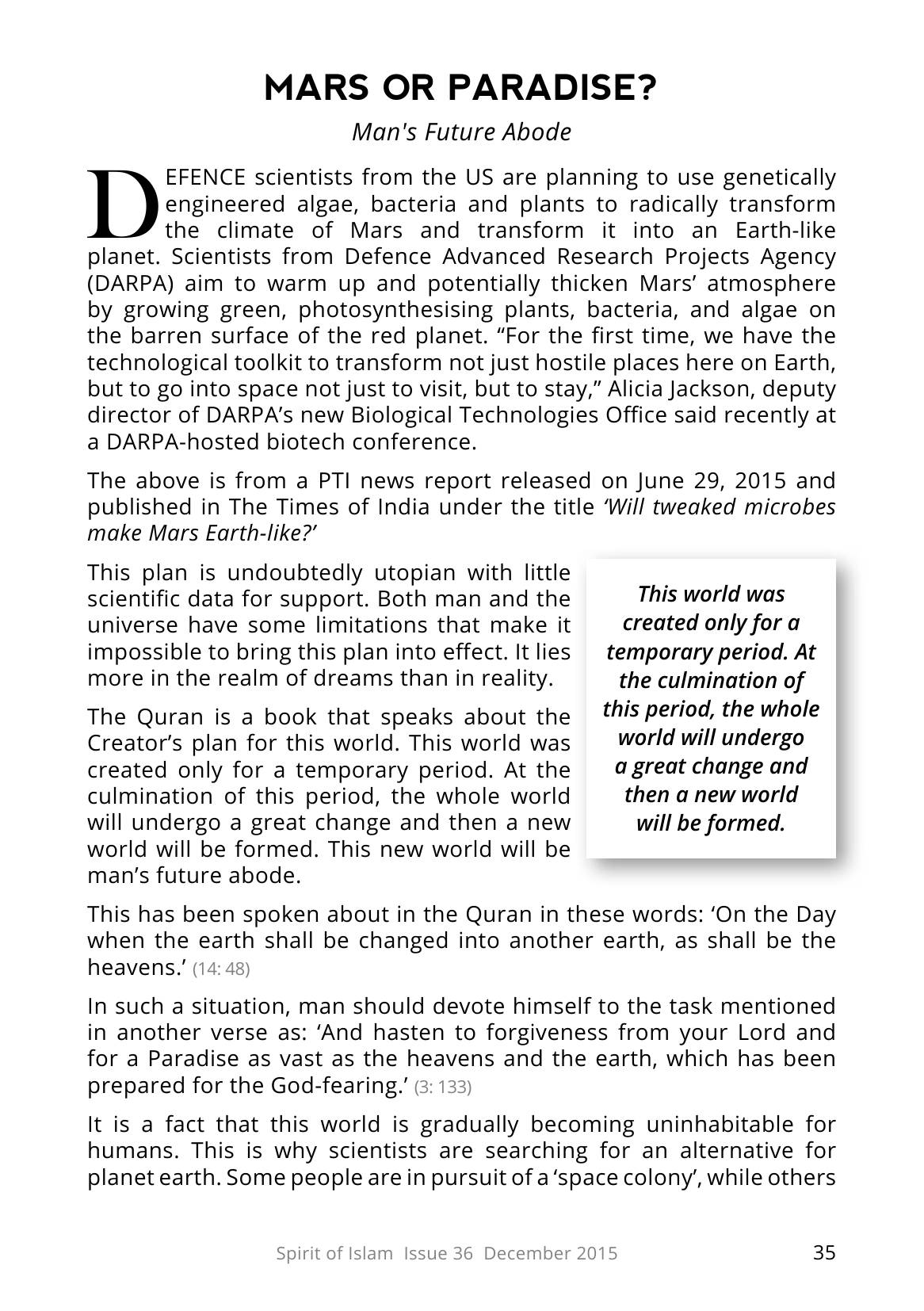 The printed page