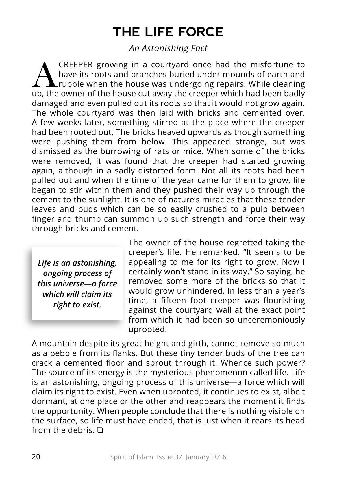 The printed page