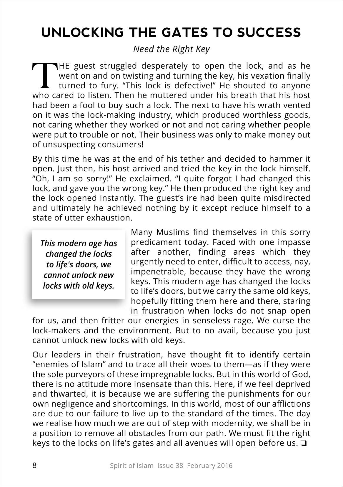 The printed page
