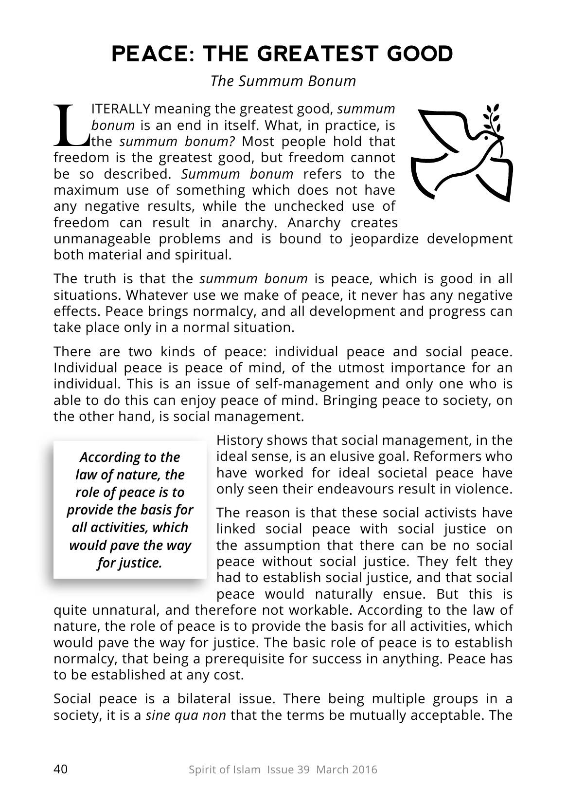 The printed page
