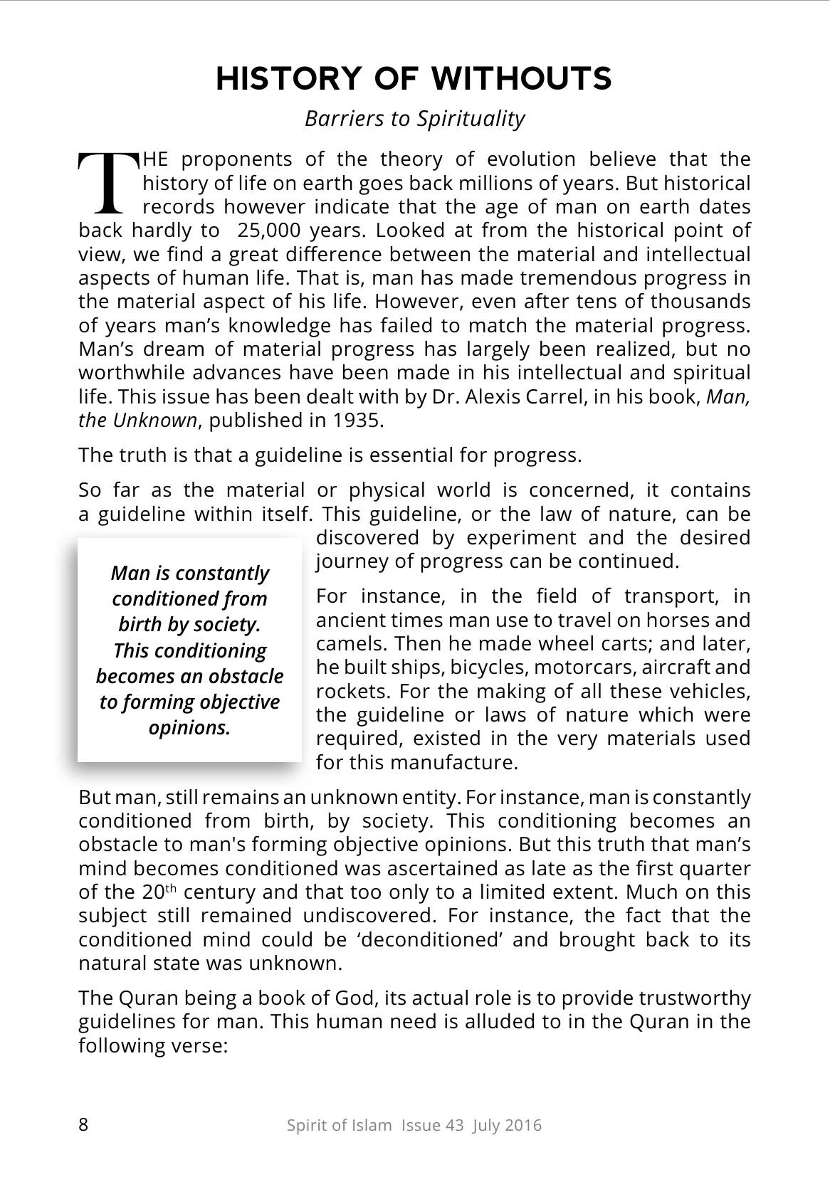 The printed page