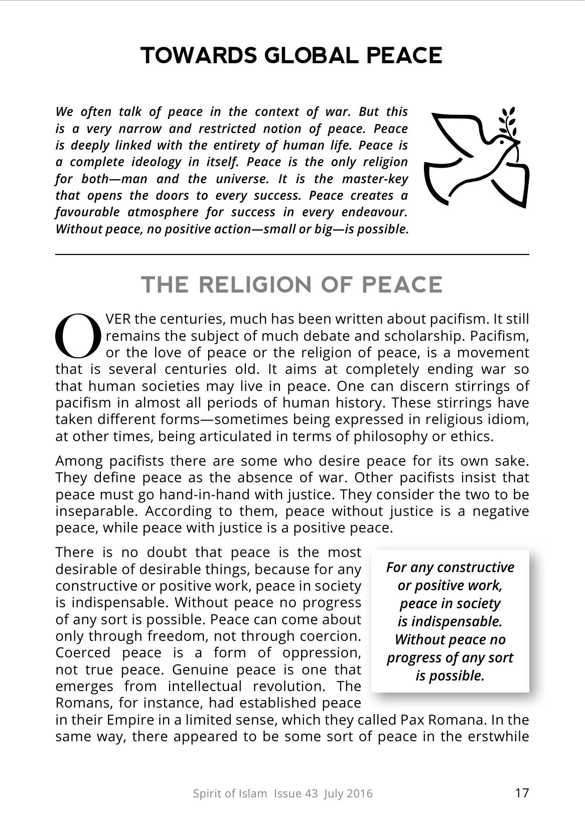 The printed page