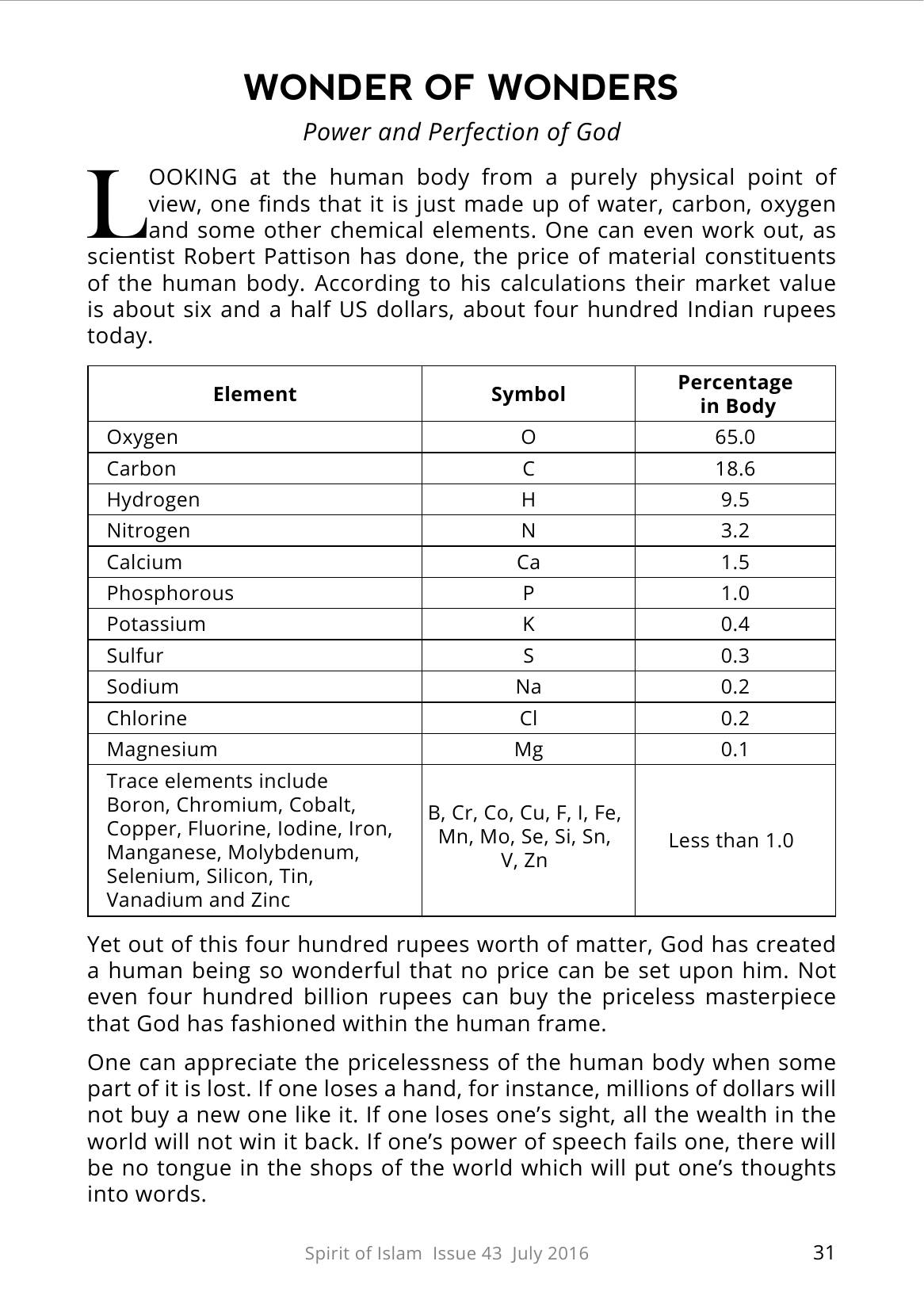 The printed page