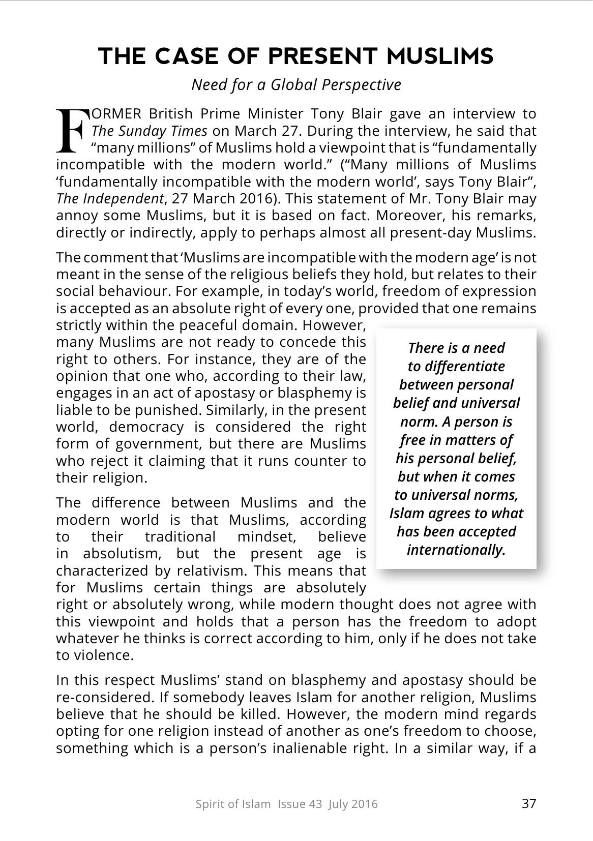 The printed page