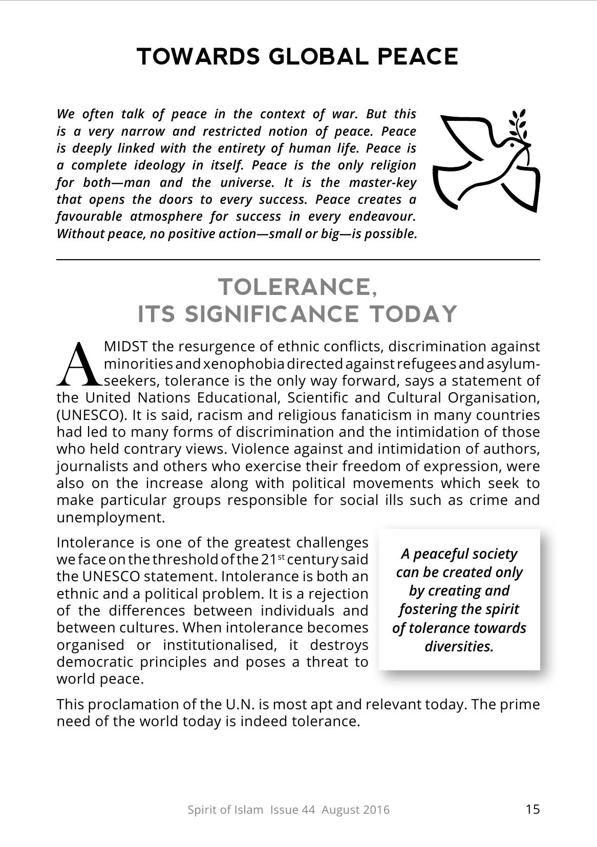 The printed page