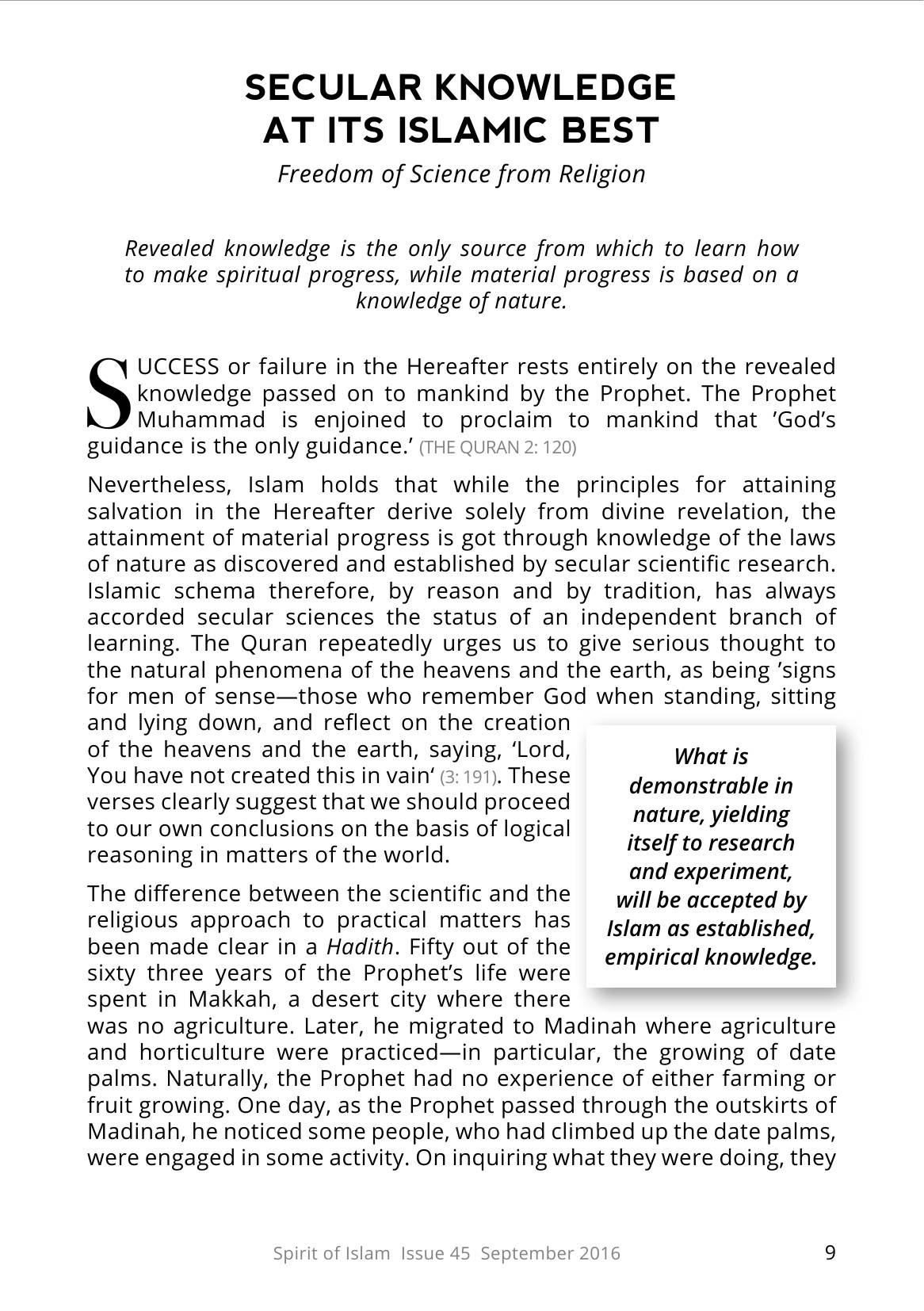 The printed page