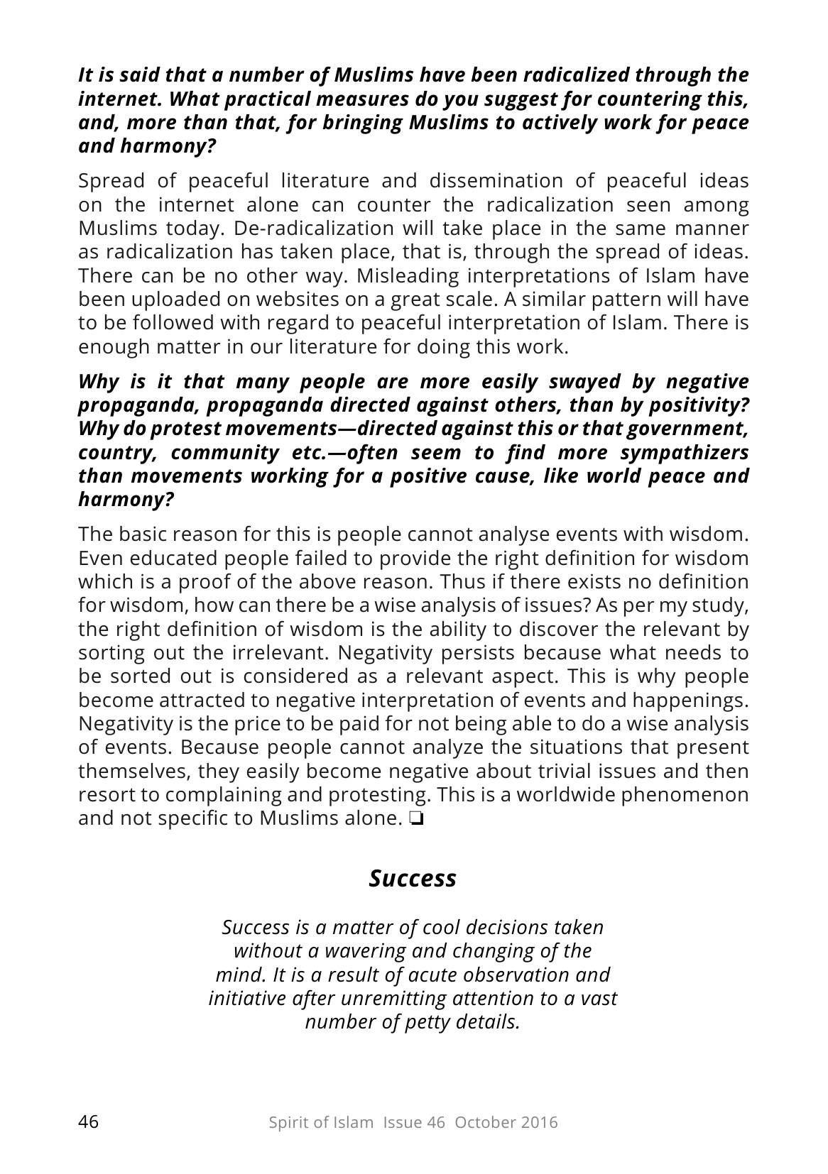 The printed page