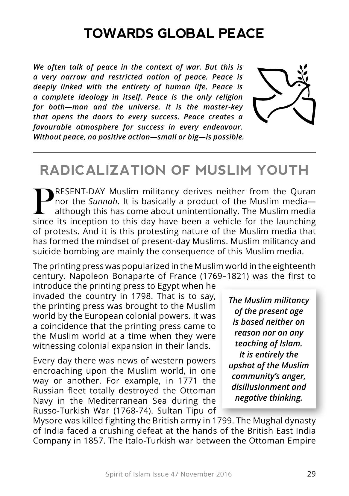 The printed page