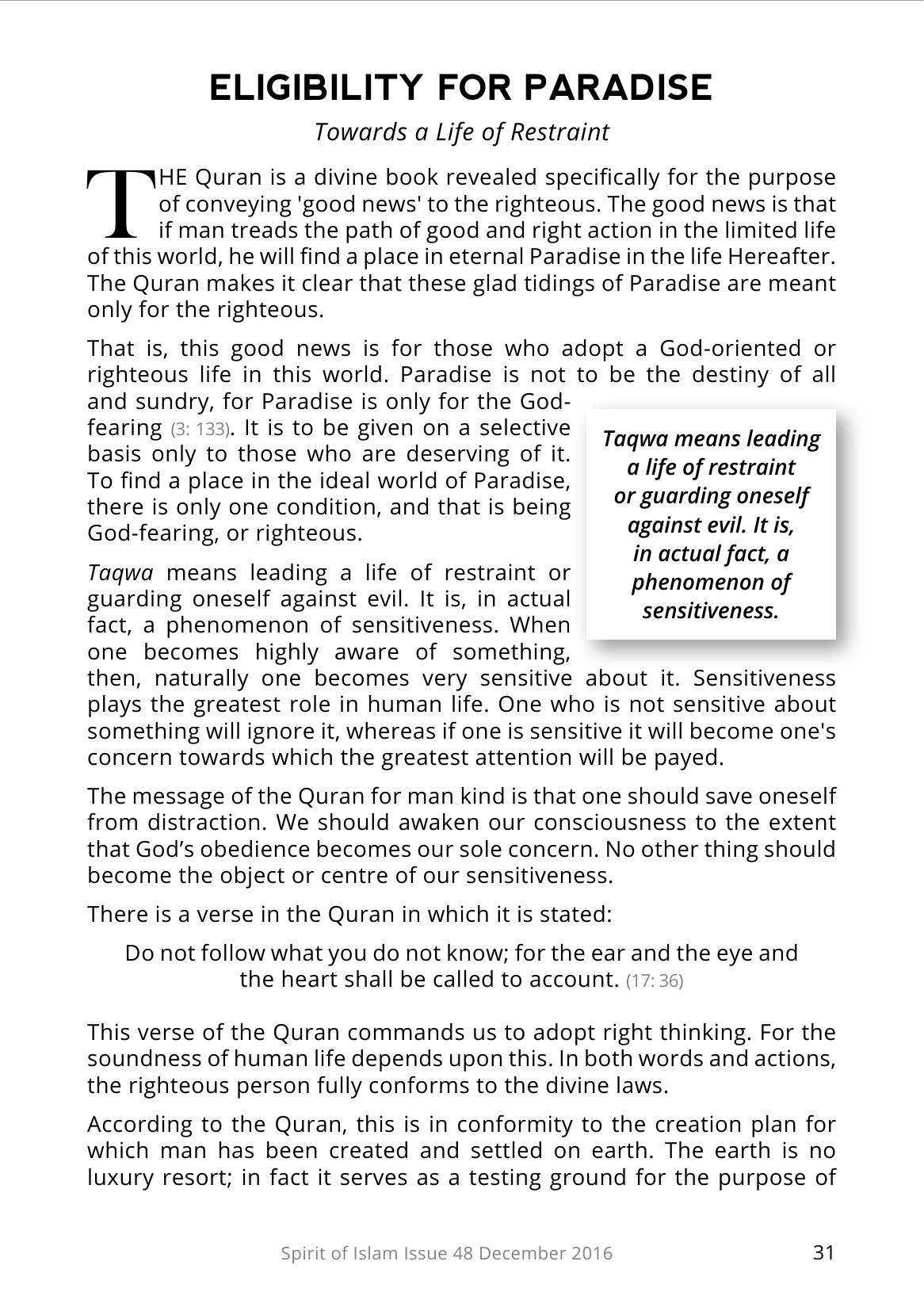 The printed page