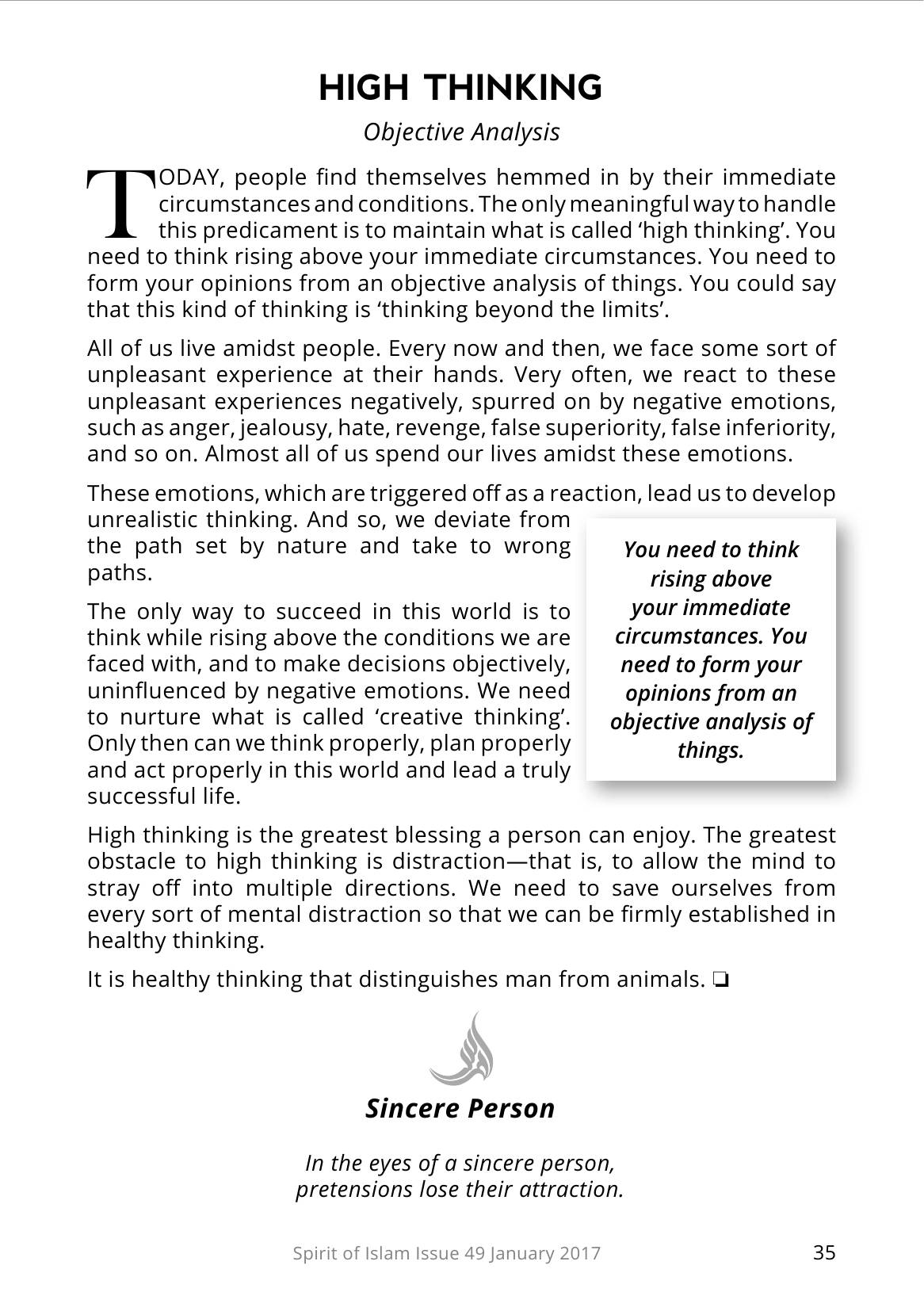 The printed page