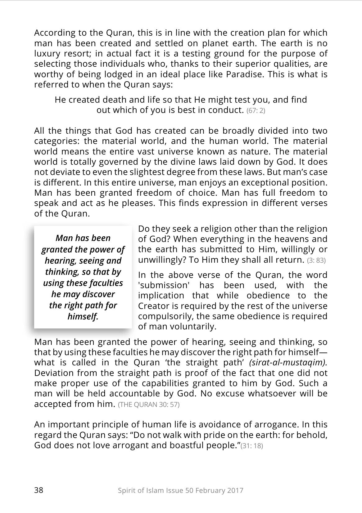 The printed page