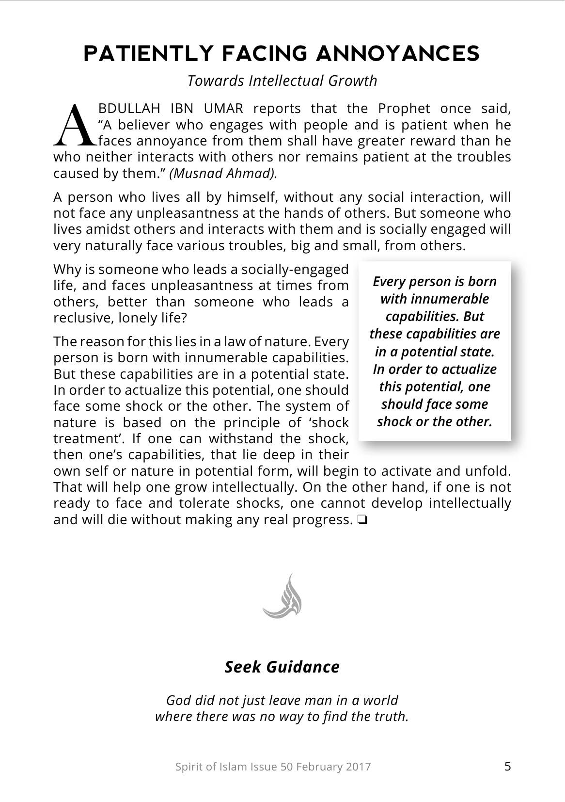 The printed page
