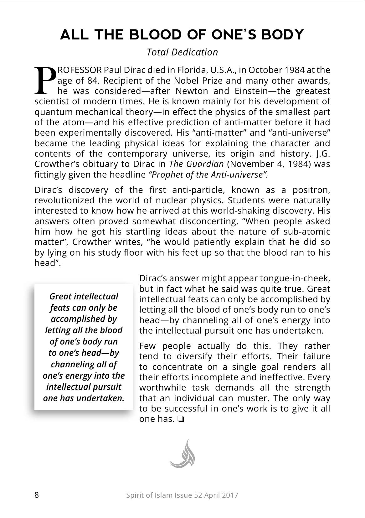 The printed page