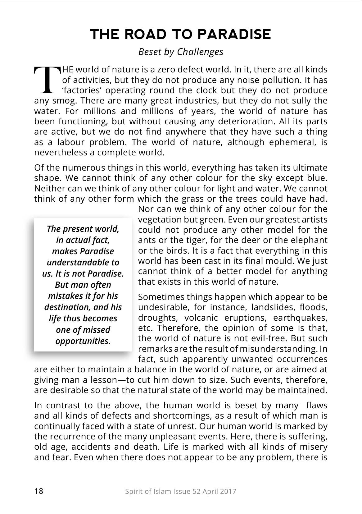 The printed page