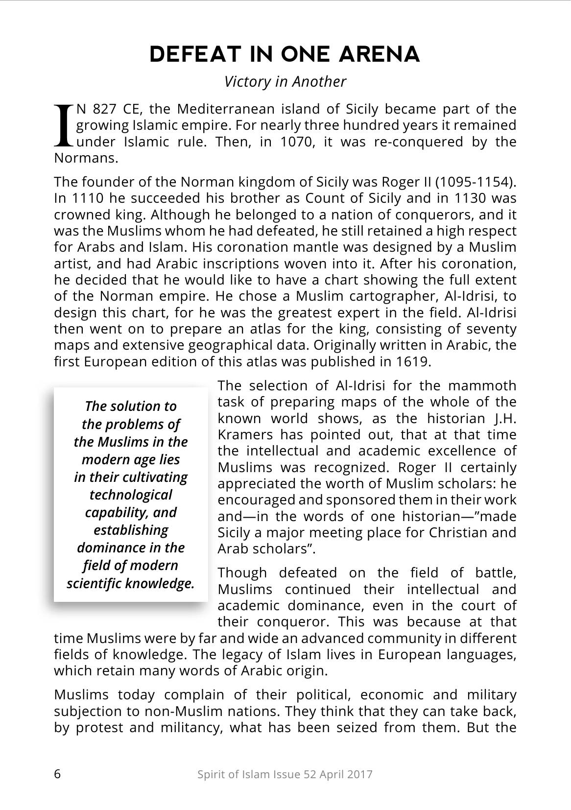 The printed page