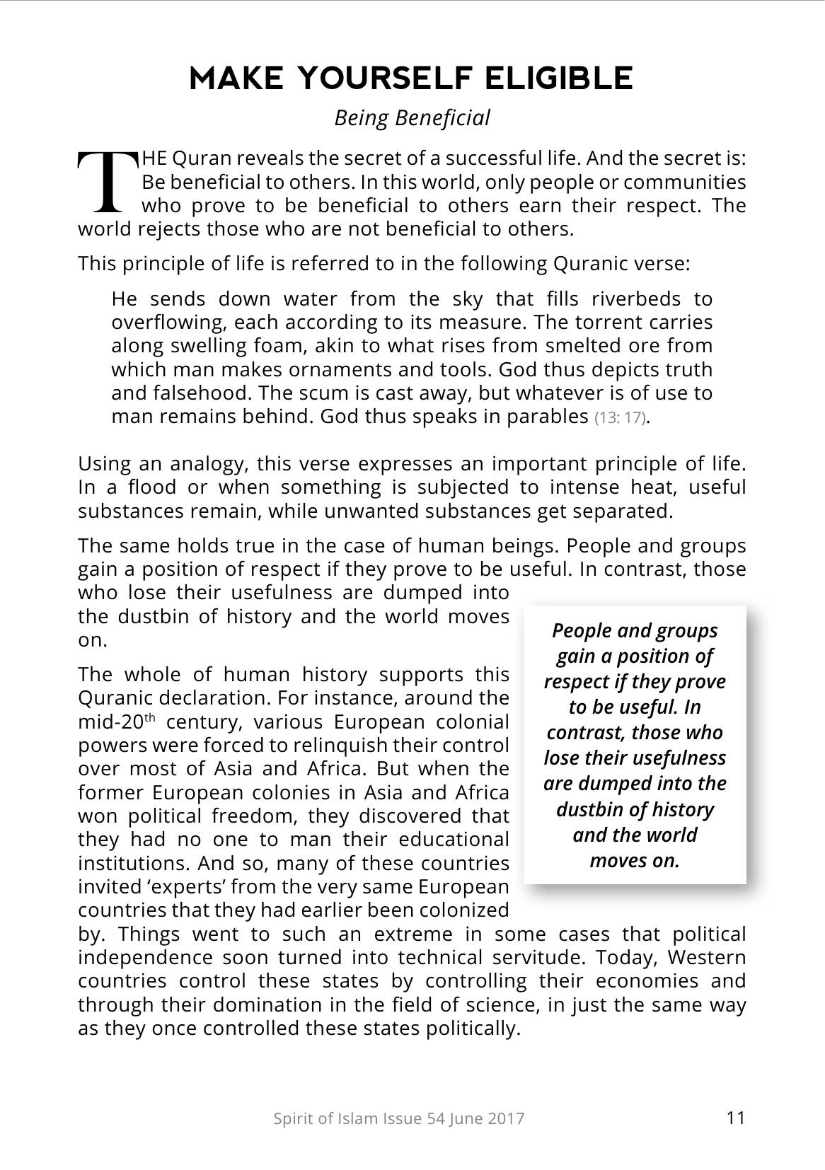 The printed page
