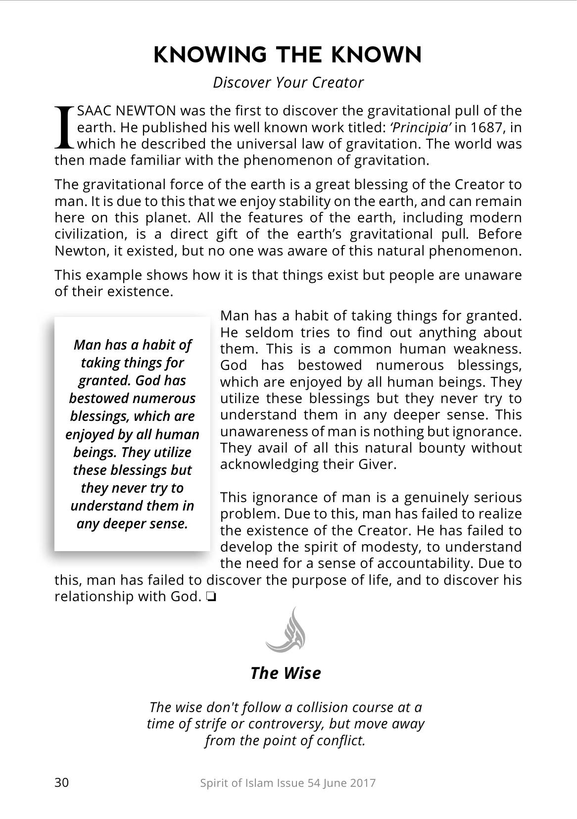 The printed page