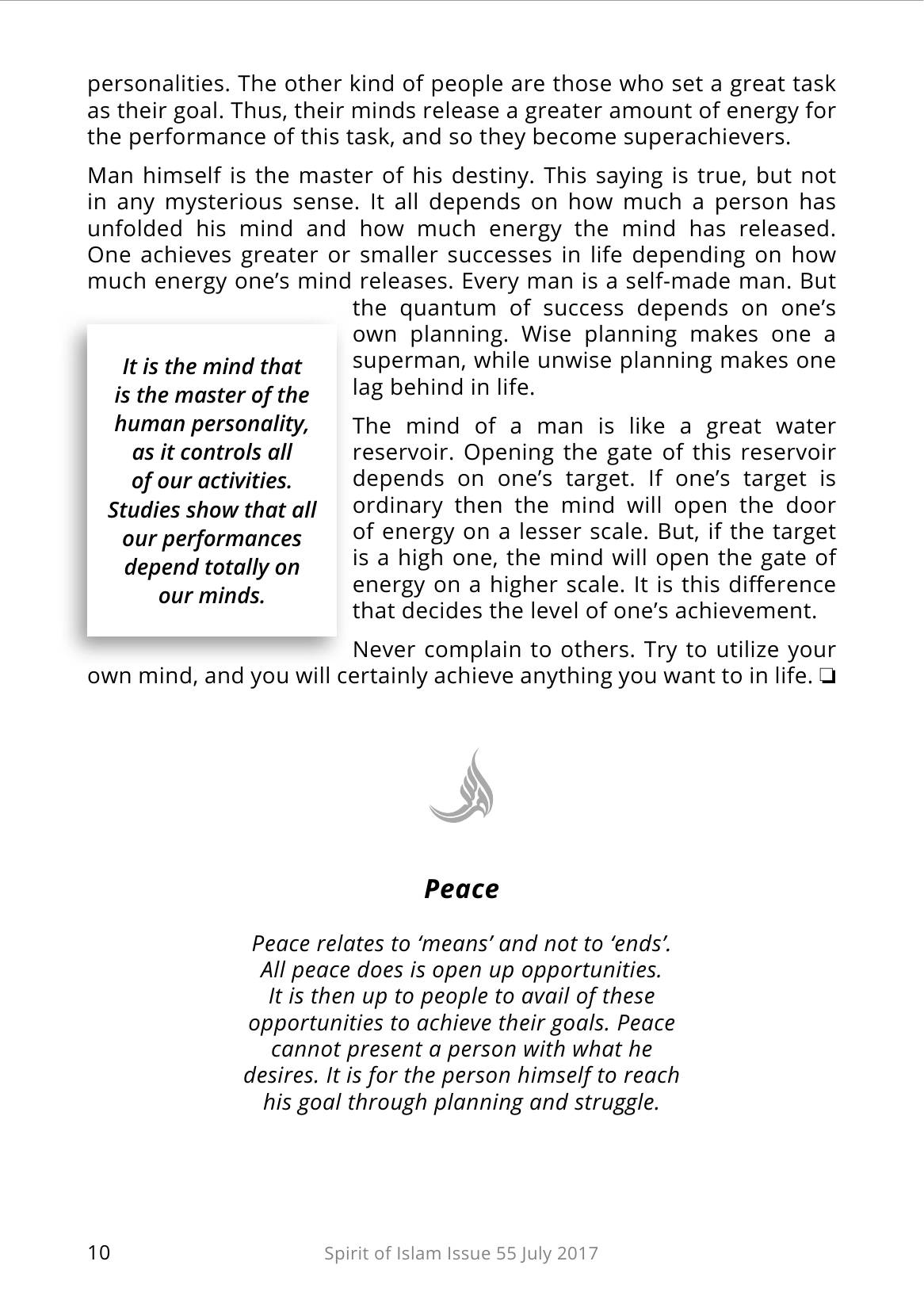 The printed page