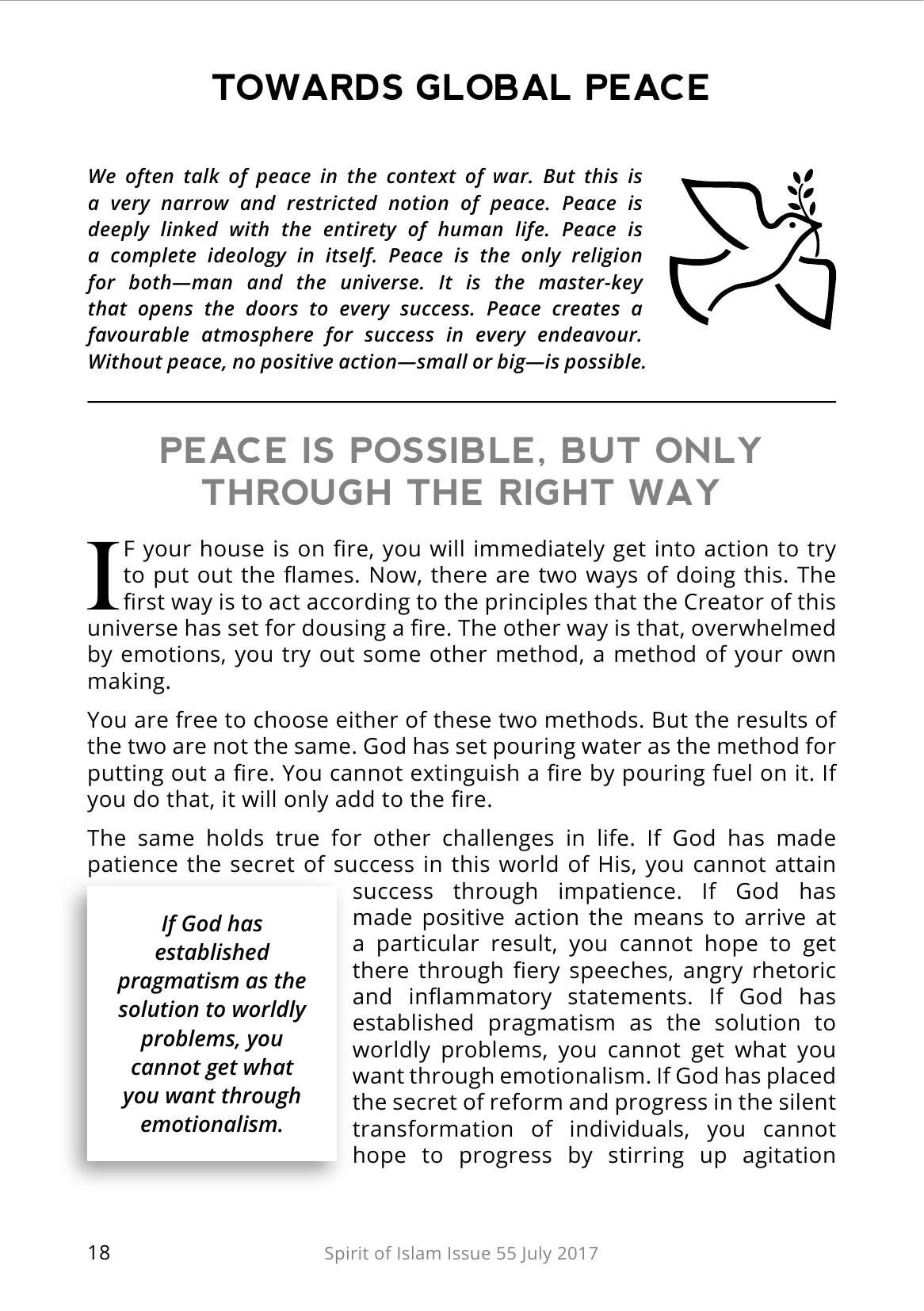 The printed page