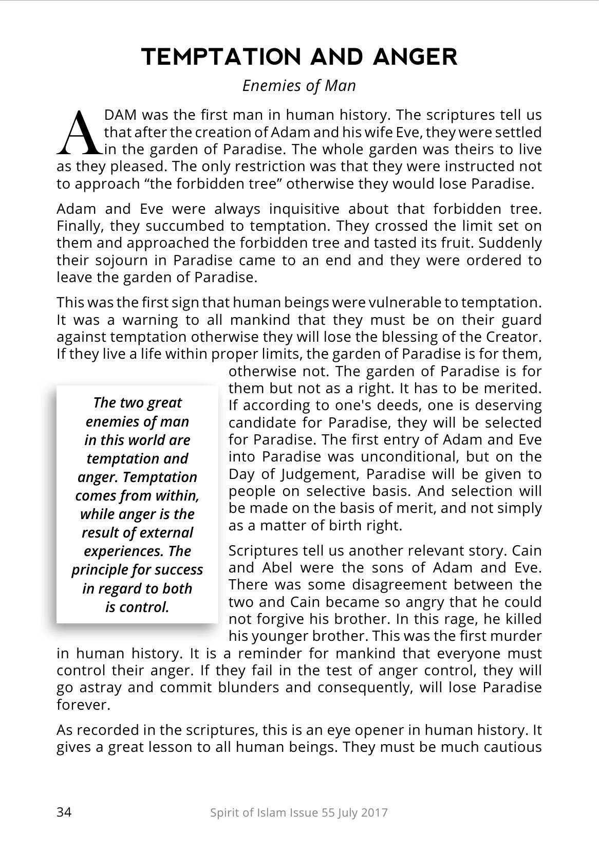 The printed page
