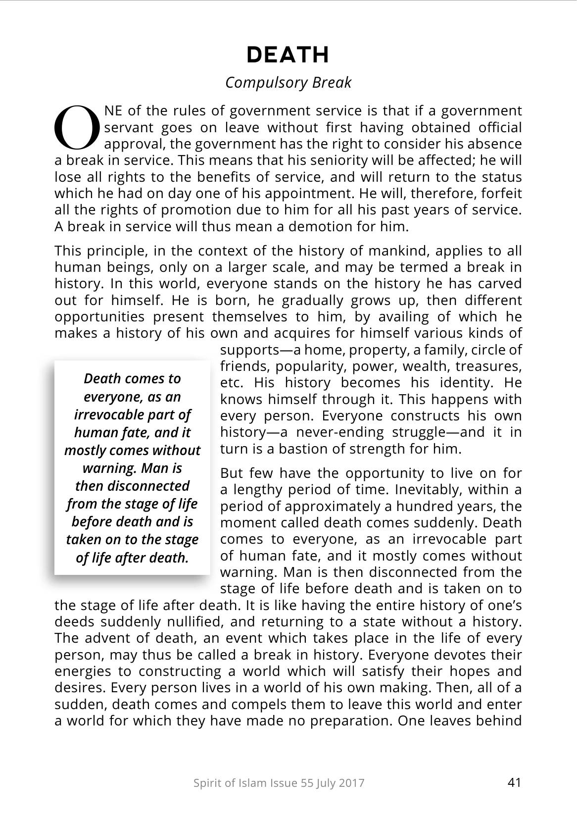 The printed page