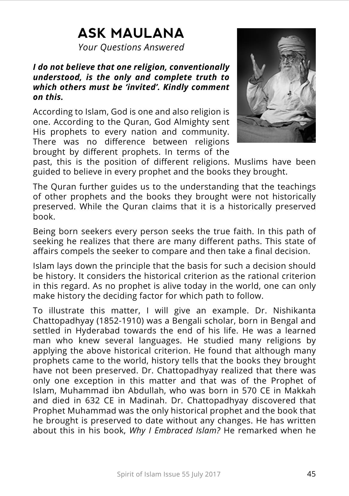 The printed page