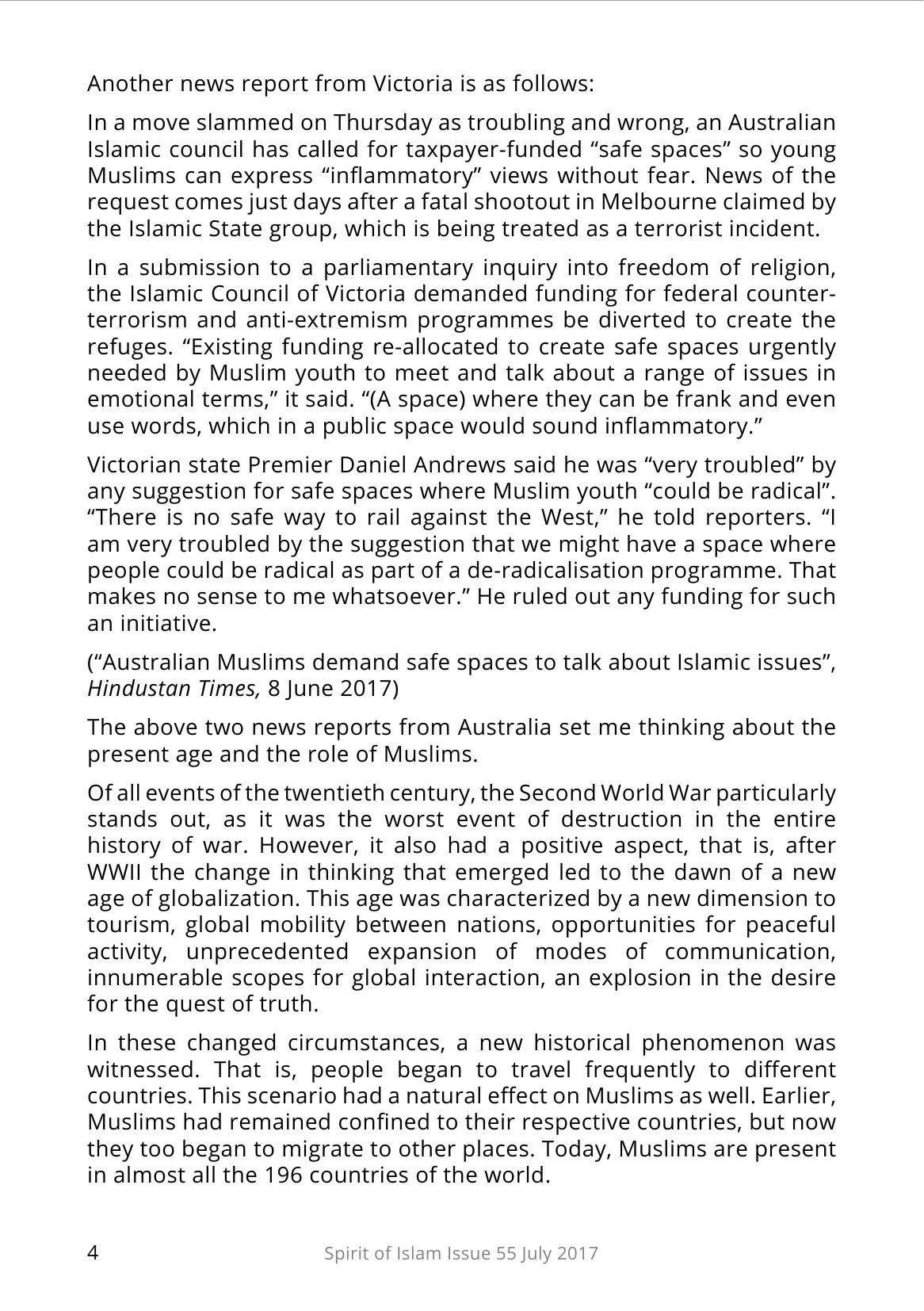 The printed page