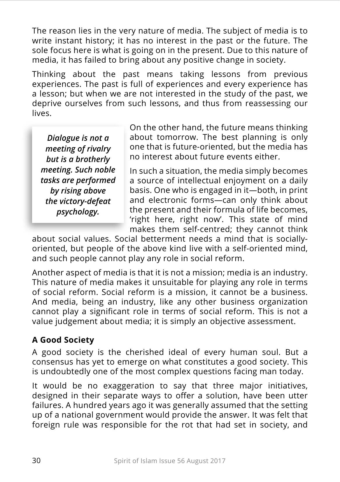 The printed page