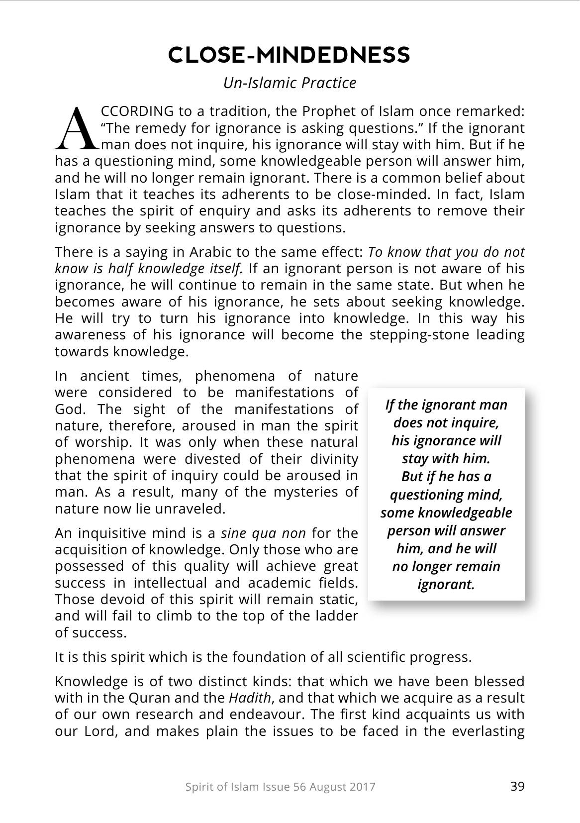 The printed page