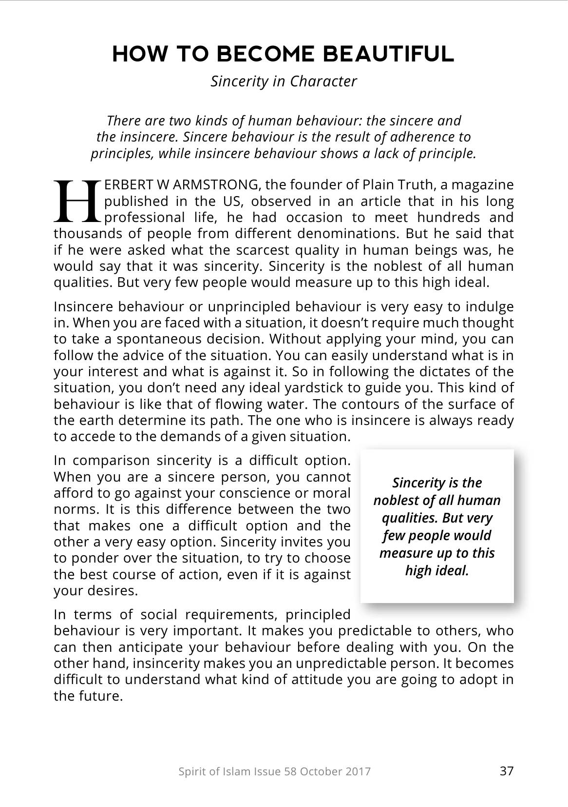 The printed page