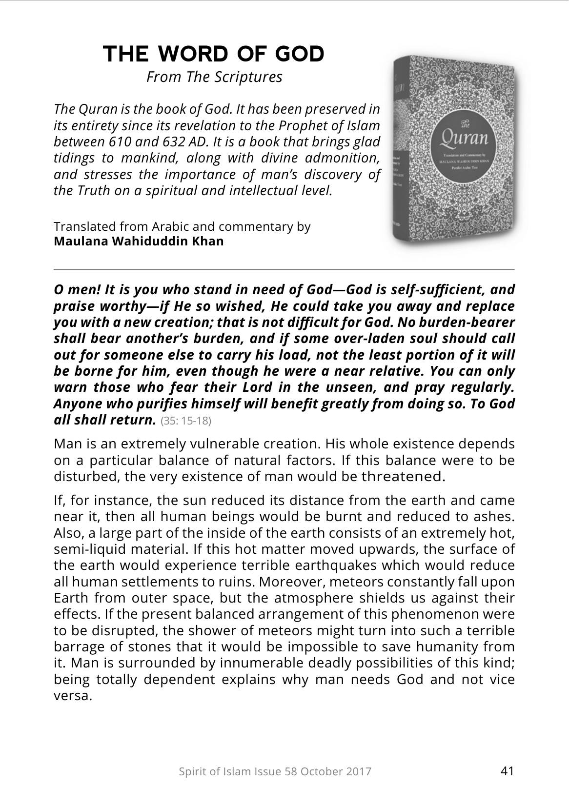 The printed page