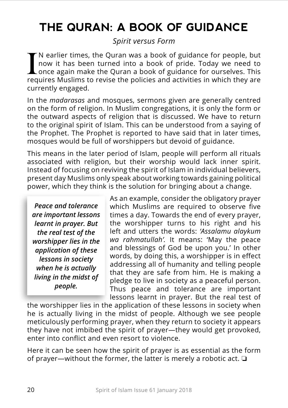 The printed page
