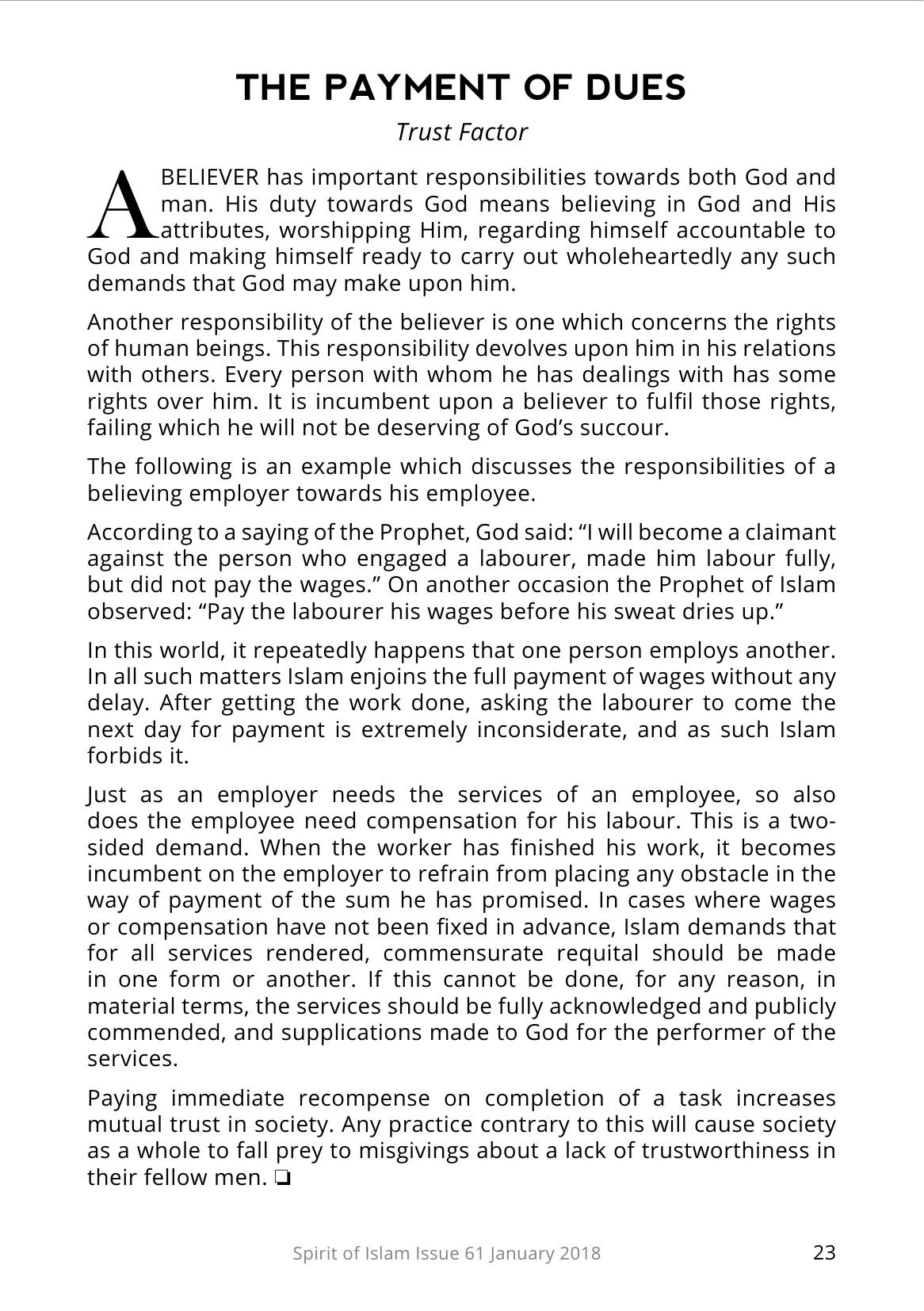 The printed page