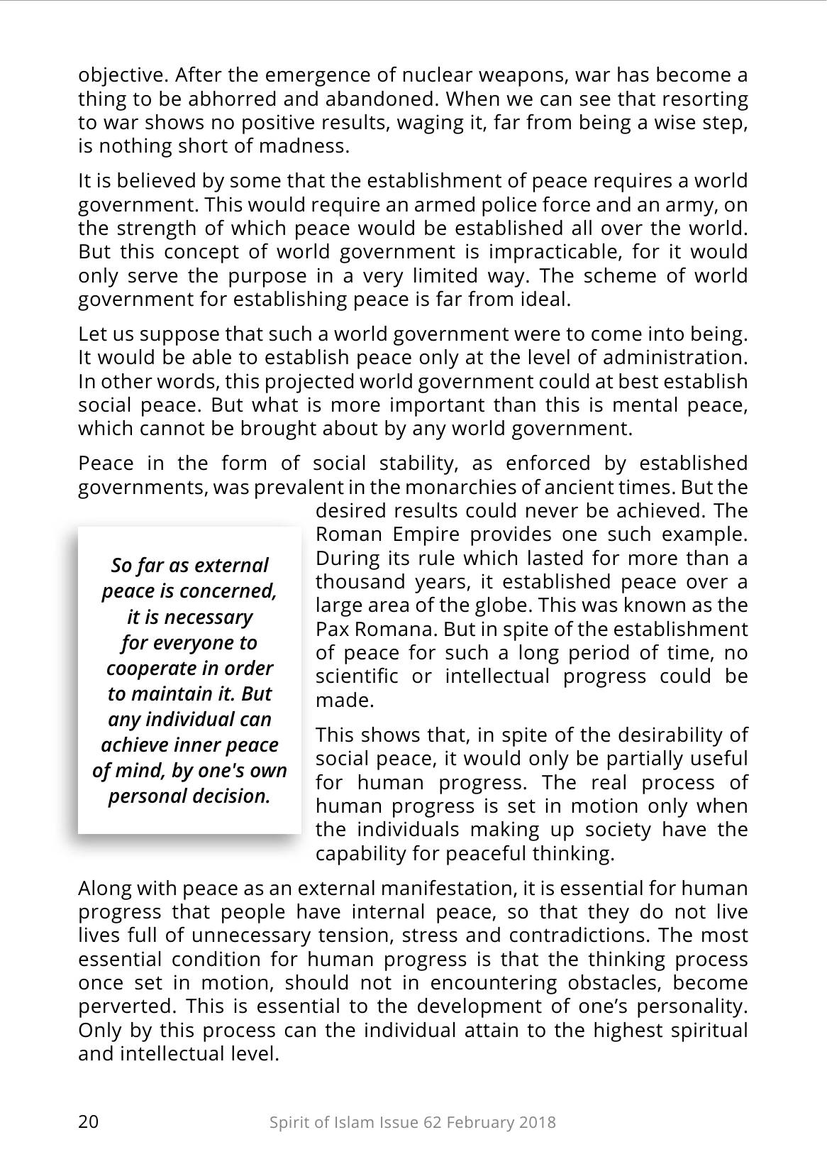 The printed page