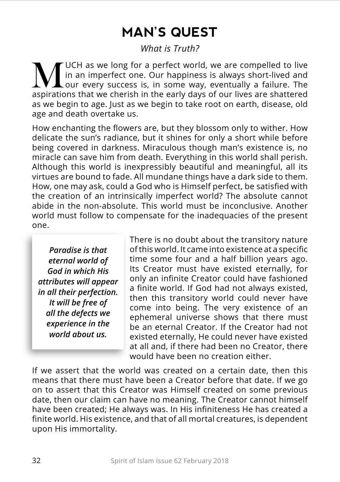The printed page