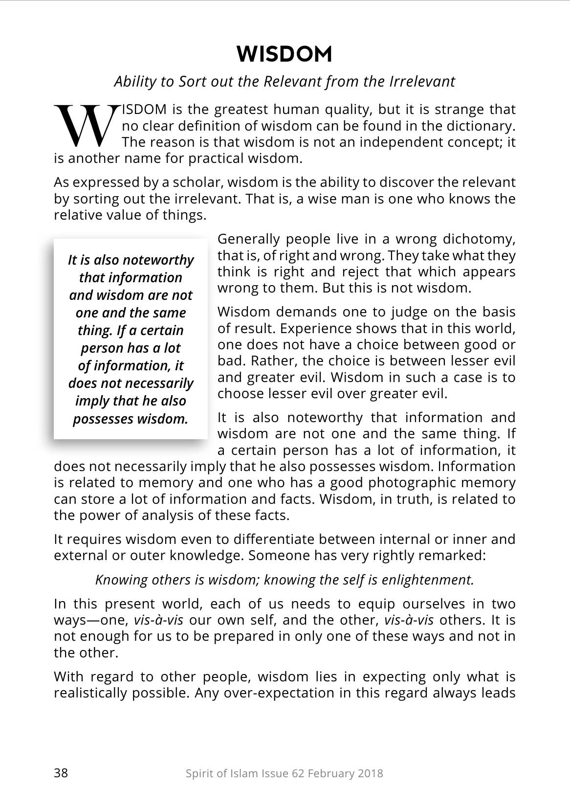 The printed page