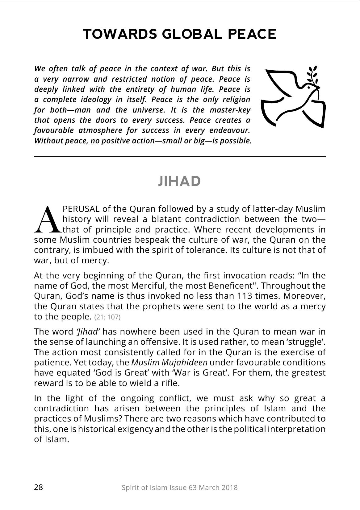 The printed page
