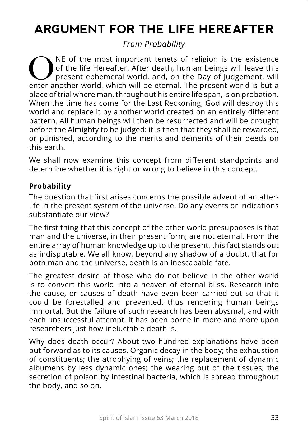 The printed page