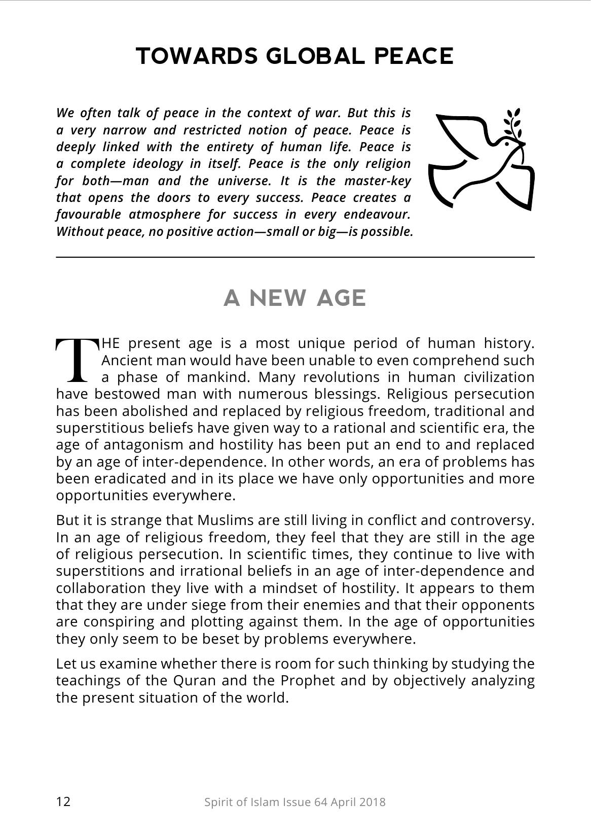 The printed page