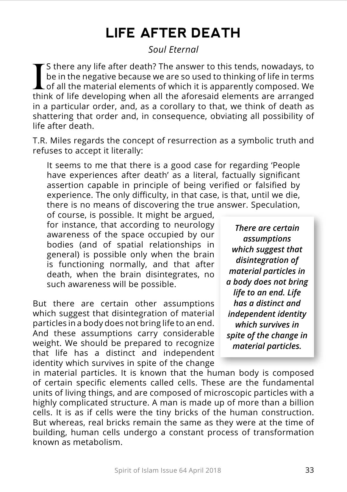 The printed page