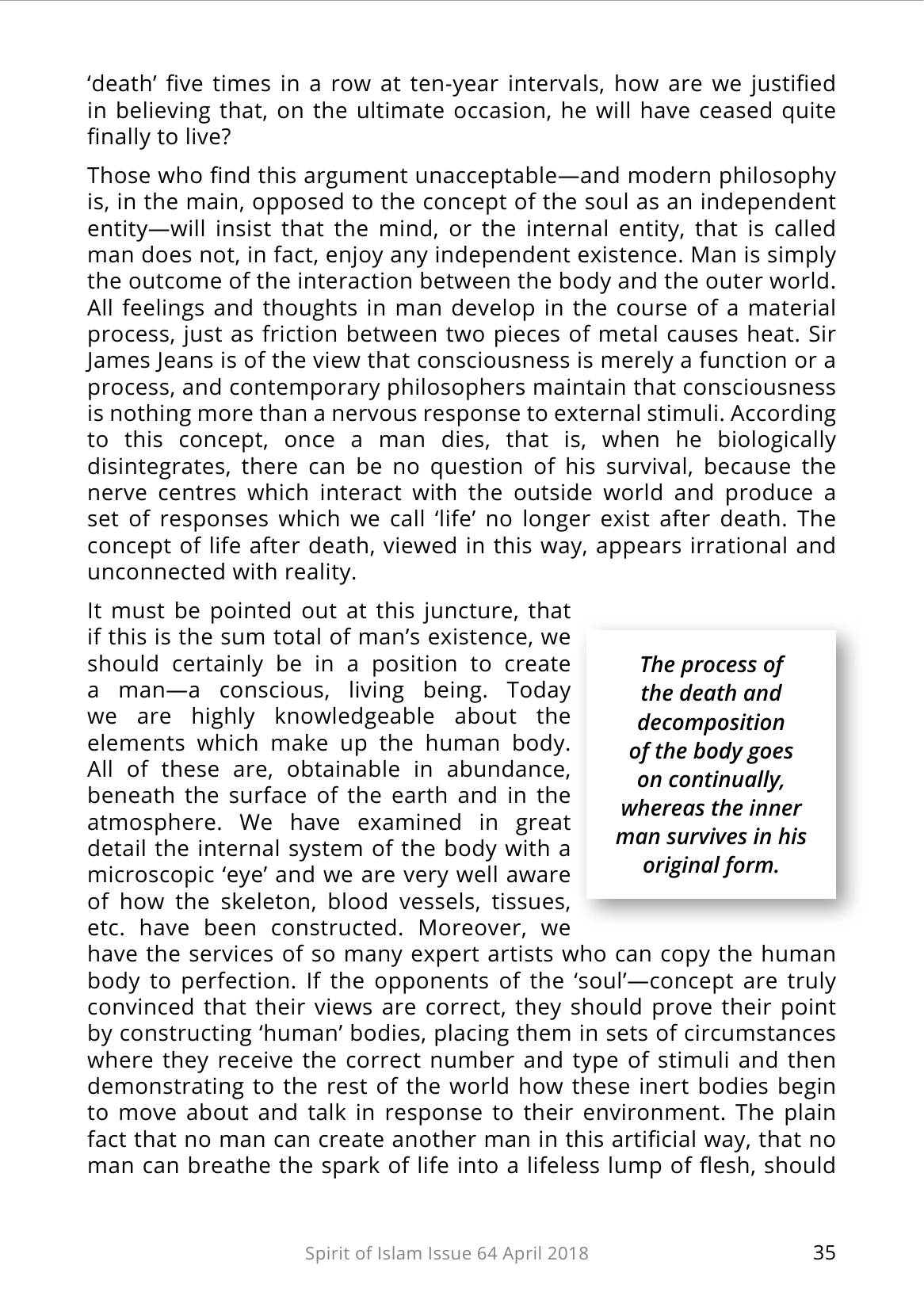 The printed page