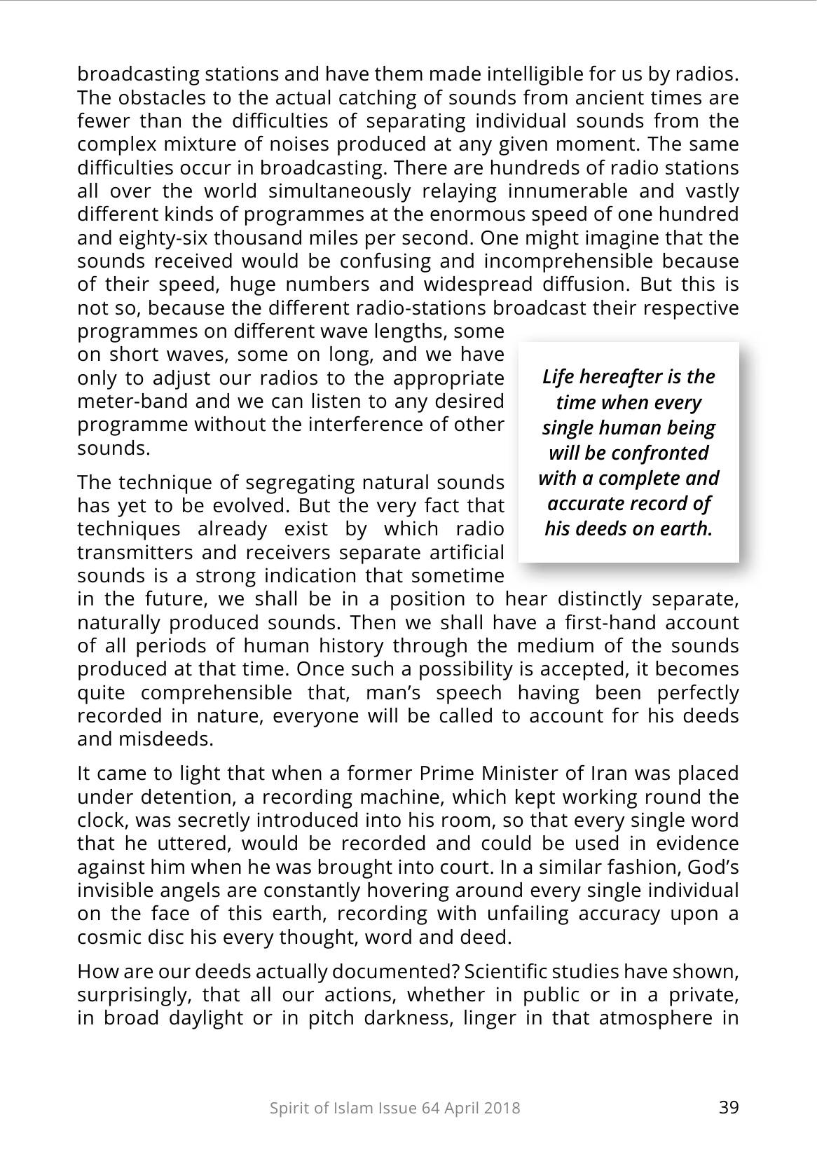 The printed page