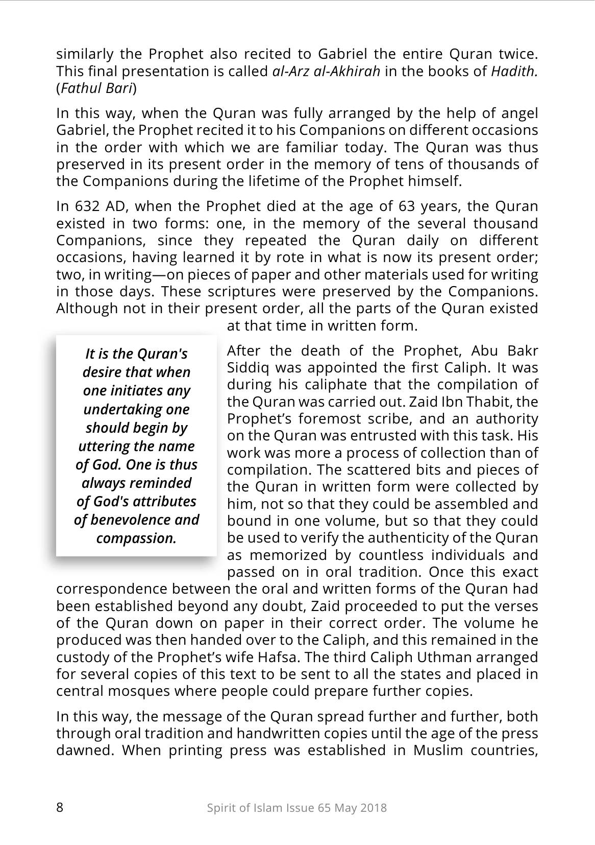 The printed page