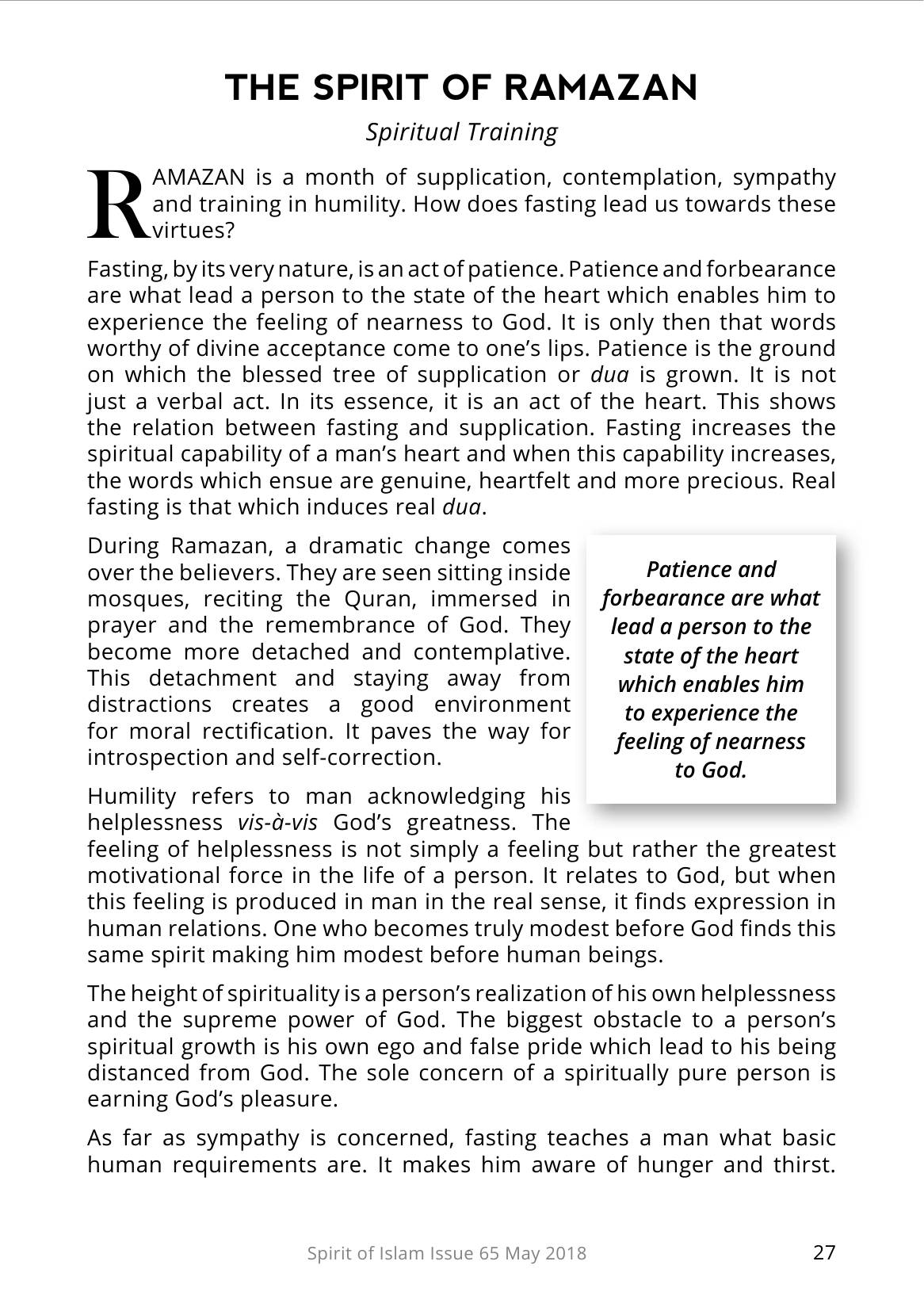 The printed page