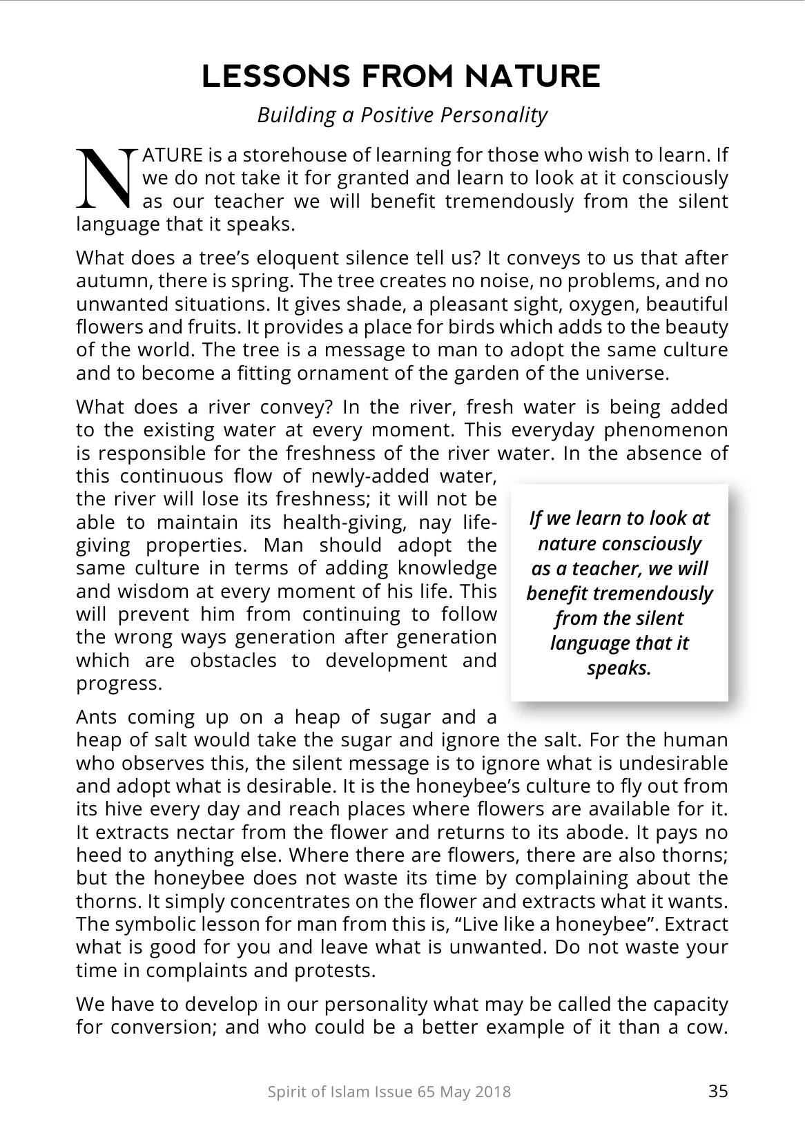 The printed page