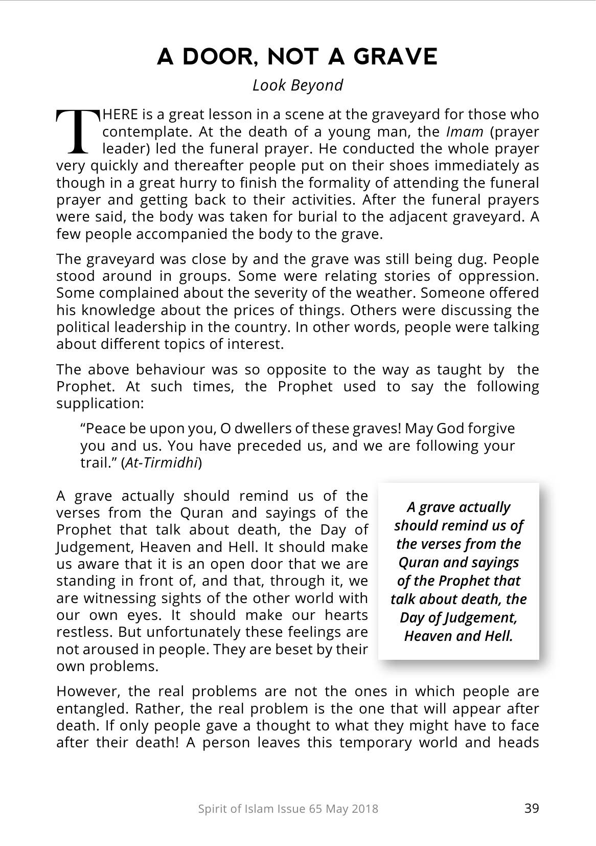 The printed page