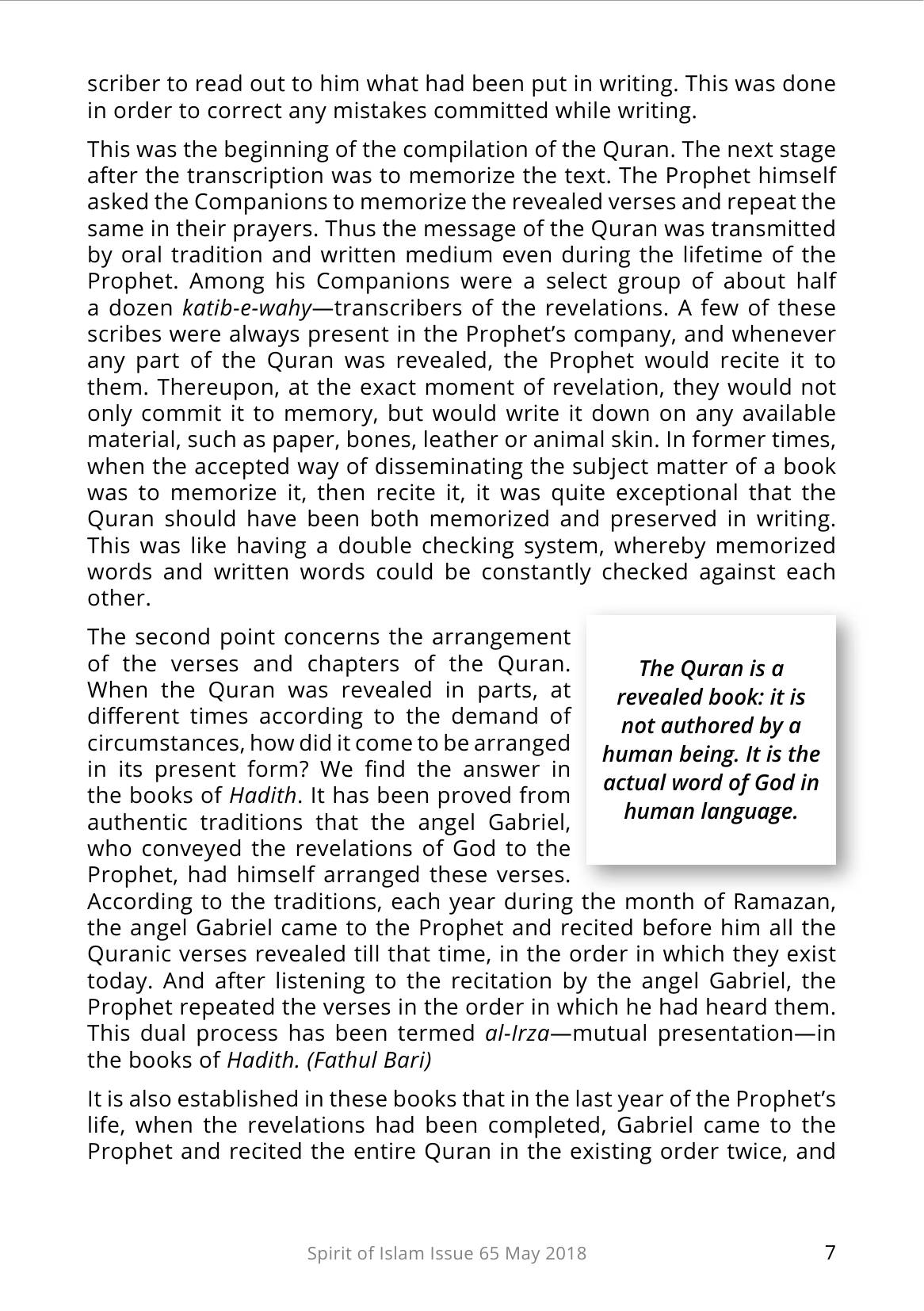 The printed page